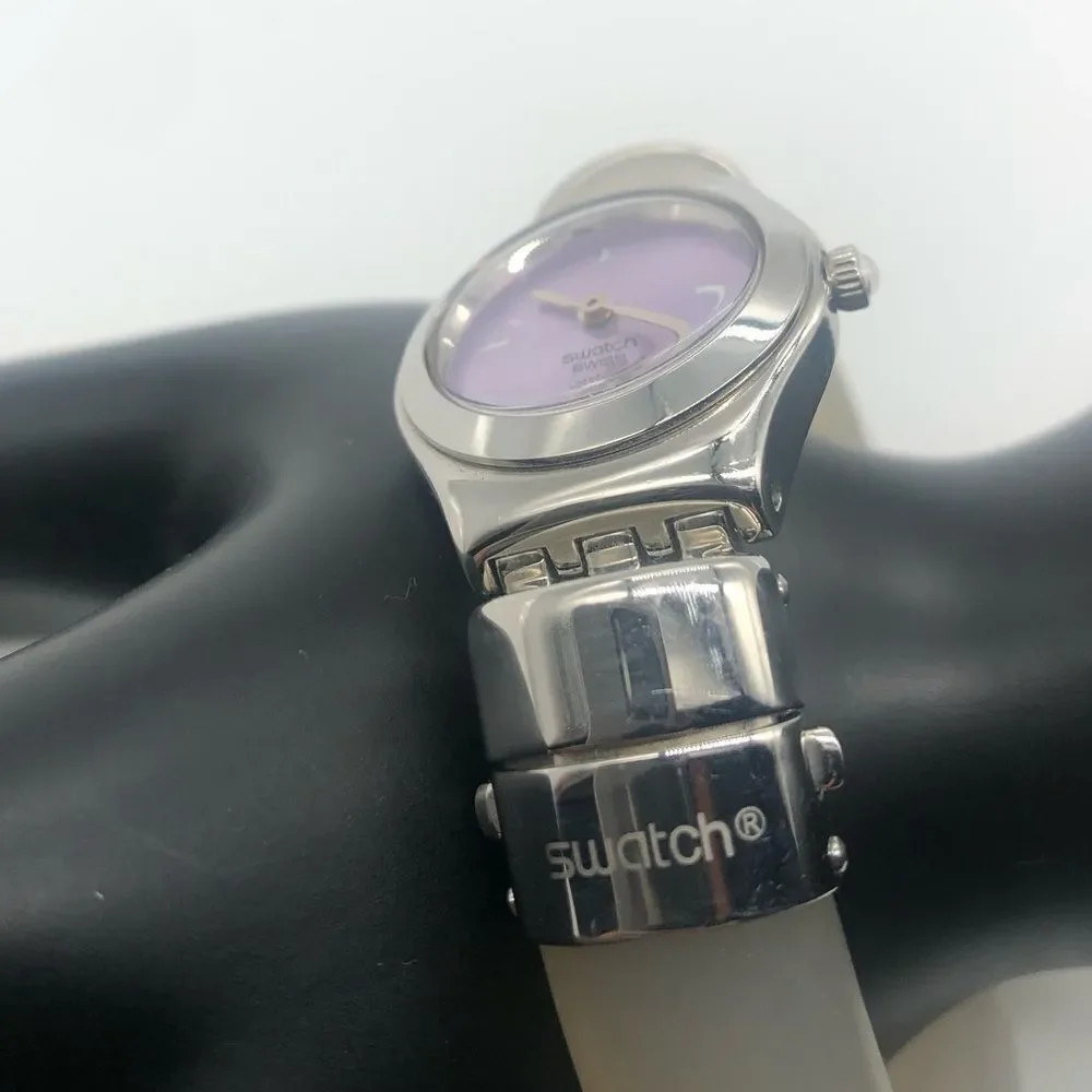 Swatch Vintage Watch with Metal and Lucite Water Resistant